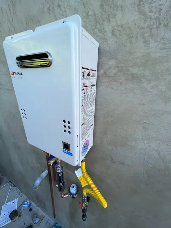 Tankless water heater installation for Rock Spring homes